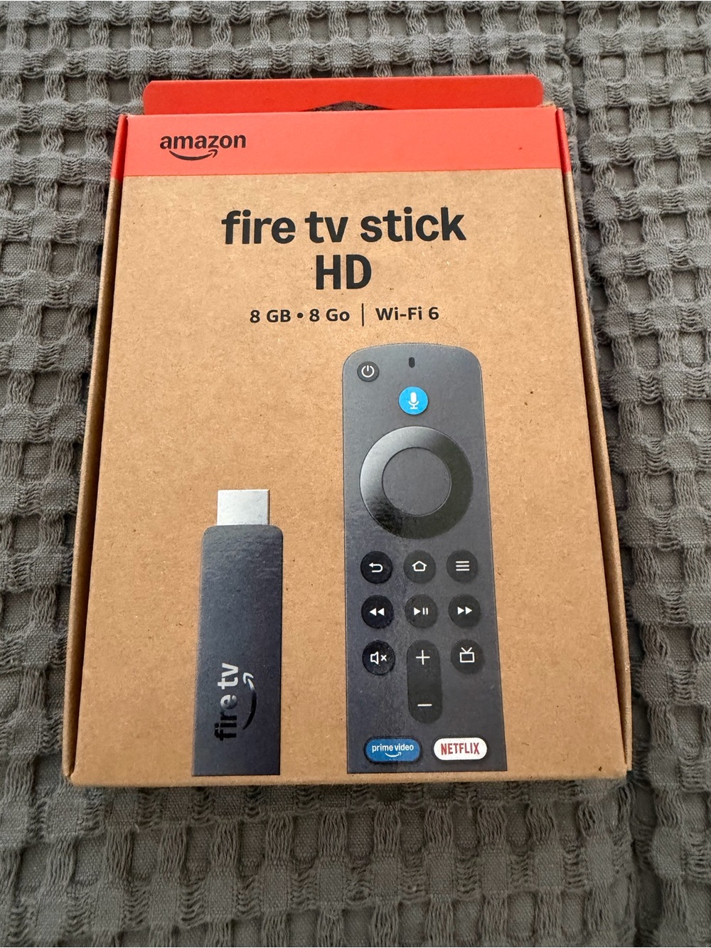 Amazon Fire TV Stick HD 1080p Wi-Fi 6 8GB HDR Voice Control Streaming Player NWT